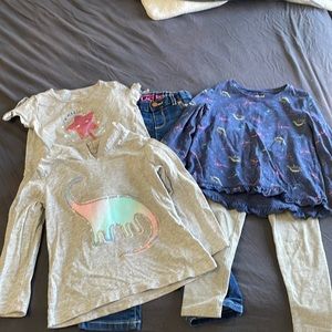 Bundle of girl clothes size 4T - various brands